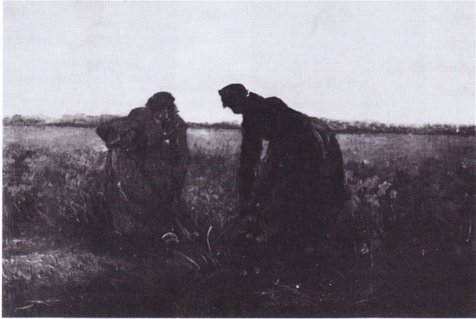 Van Gogh - Zwei Bäuerin bei Umgraben