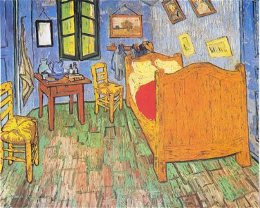 Van Gogh - Vincents Schlafzimmer in Arles3. Free illustration for personal and commercial use.