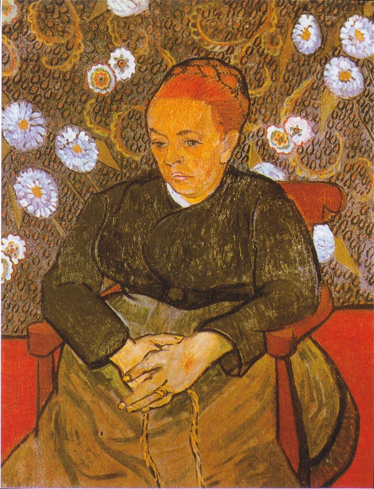 Van Gogh - La Berceuse (Augustine Roulin)4