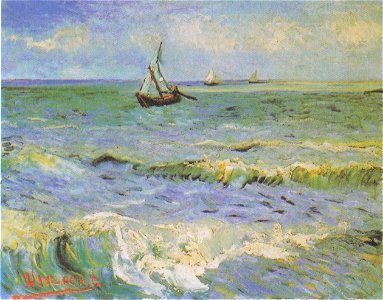 Van Gogh - Fischerboote bei Saintes-Maries