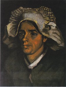 Van Gogh - Kopf einer Bäuerin mit weißer Haube28