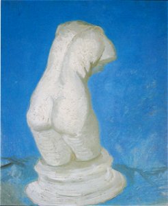 Van Gogh - Gipstorso (weiblich) in Rückenansicht