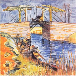 Van Gogh - Die Brücke von Langlois in Arles1
