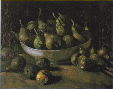 Van Gogh - Stillleben mit Birnen in einer Schale