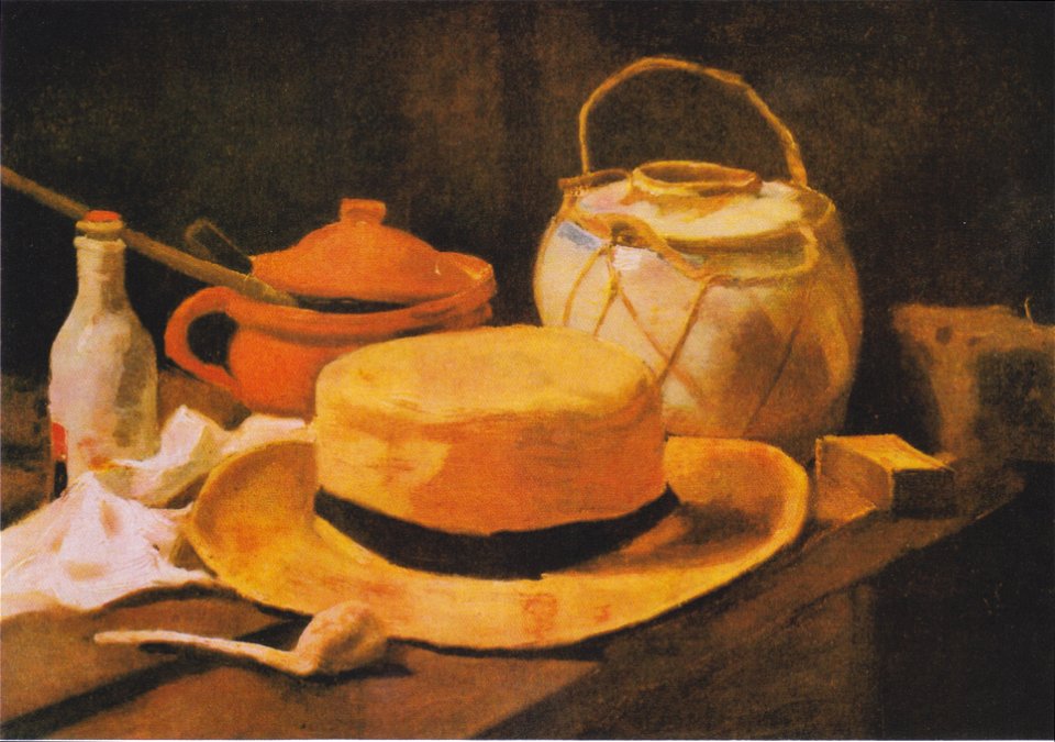 Van Gogh - Stillleben mit gelbem Strohhut