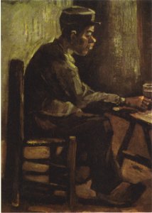 Van Gogh - Bauer, am Tisch sitzend