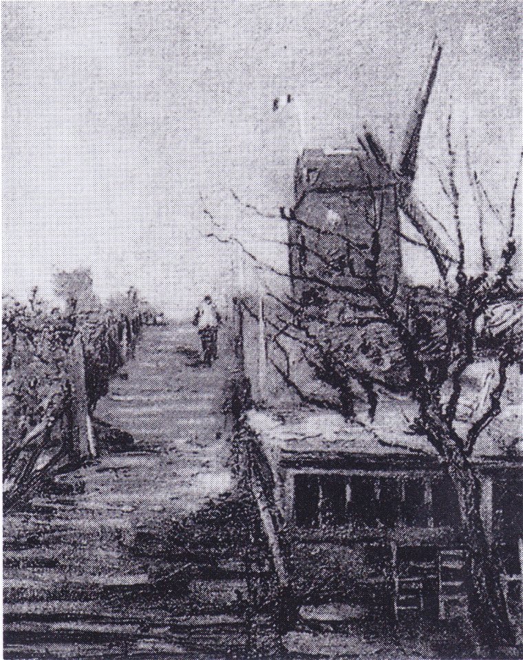 Van Gogh - Windmühle auf dem Montmartre