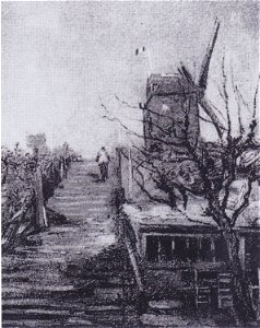Van Gogh - Windmühle auf dem Montmartre