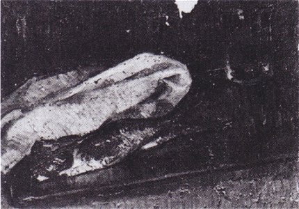 Van Gogh - Stillleben mit Heringen, Serviette und Glas