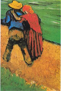 Van Gogh - Liebespaar in Arles (Ausschnitt)