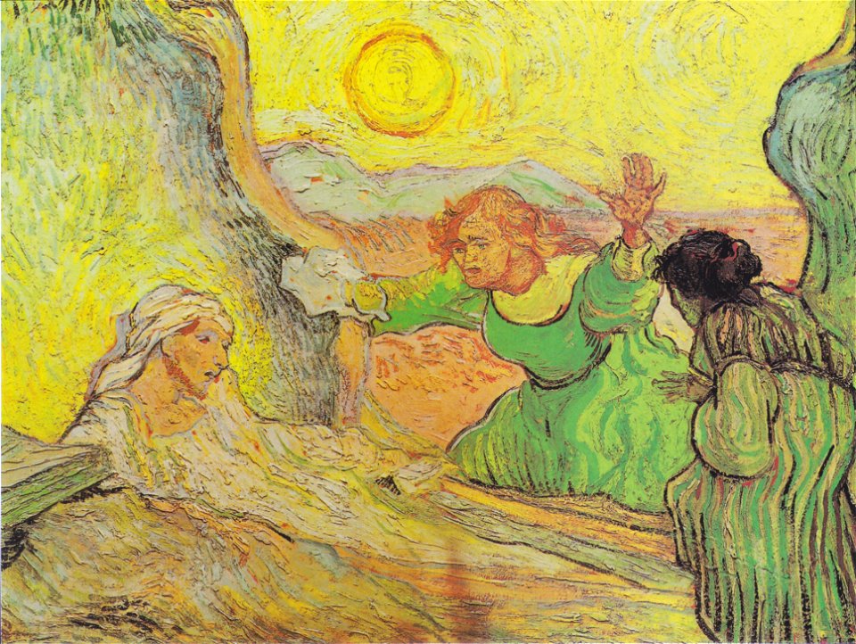 Van Gogh - Die Auferweckung des Lazerus (nach Rembrandt)