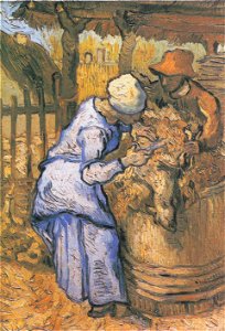 Van Gogh - Die Schafscherer (nach Millet)