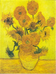 Van Gogh - Vierzehn Sonnenblumen in einer Vase1