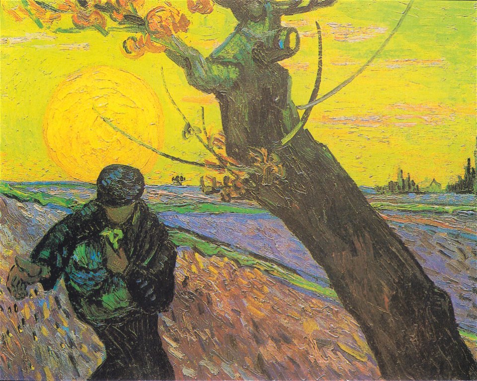 Van Gogh - Sämann bei untergehender Sonne3