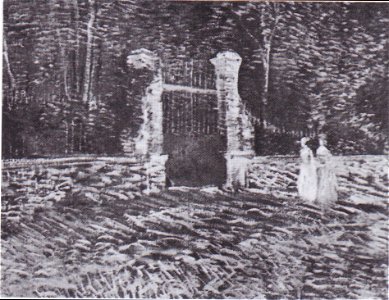 Van Gogh - Eingang zum Park Voyer d'Argenson in Asnières