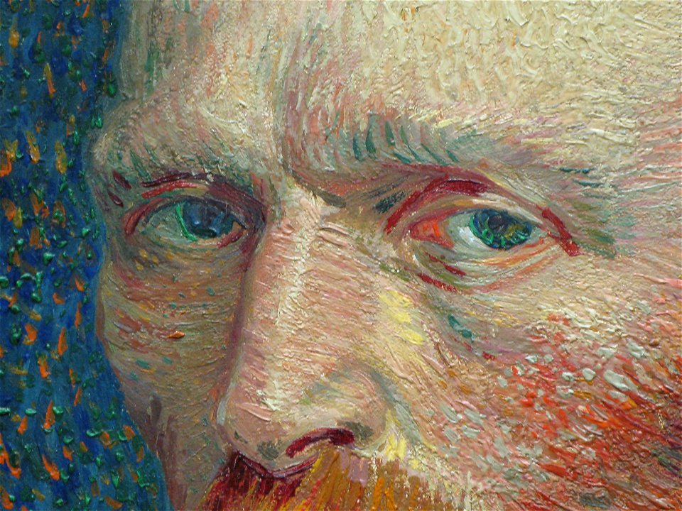 Van Gogh - Self portrait, closeup (3317702987)