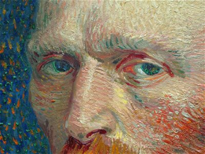 Van Gogh - Self portrait, closeup (3317702987)
