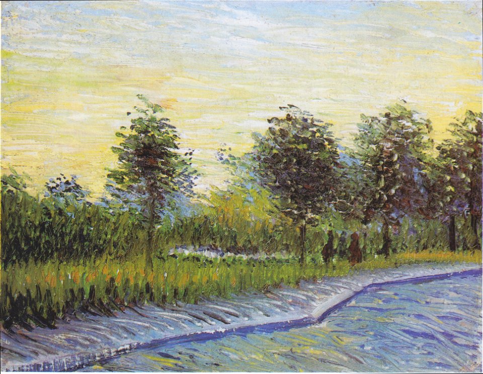Van Gogh - Square Saint-Pierre at Sunset