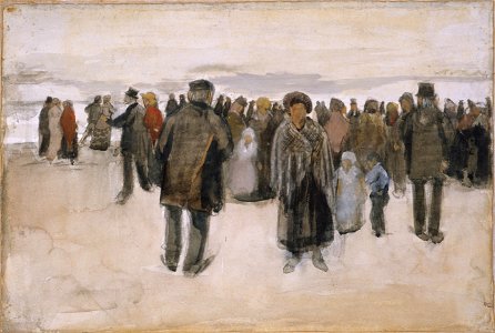 Vincent van Gogh - Beach at Scheveningen, 1882 (Baltimore Museum of Art)