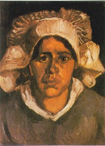 Van Gogh - Kopf einer Bäuerin mit weißer Haube27