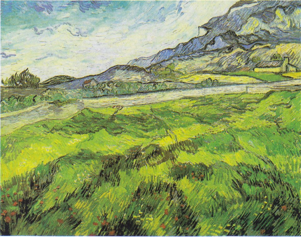 Van Gogh - Grünes Weizenfeld