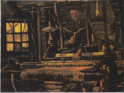 Van Gogh - Weber vor geschlossenem Fenster