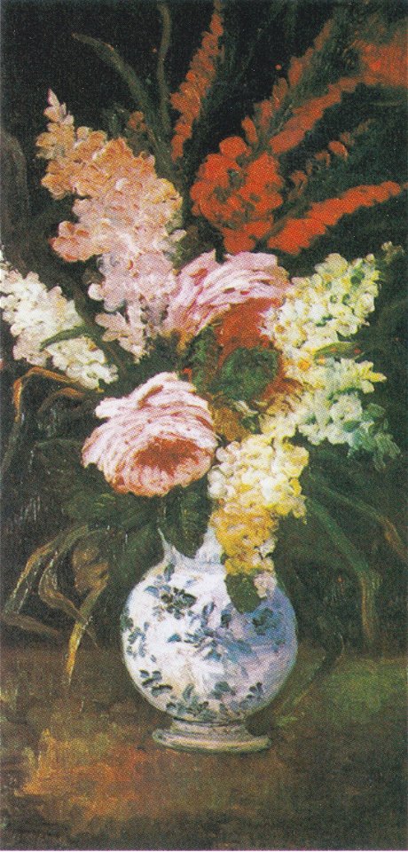 Van Gogh - Vase mit Gladiolen und Flieder