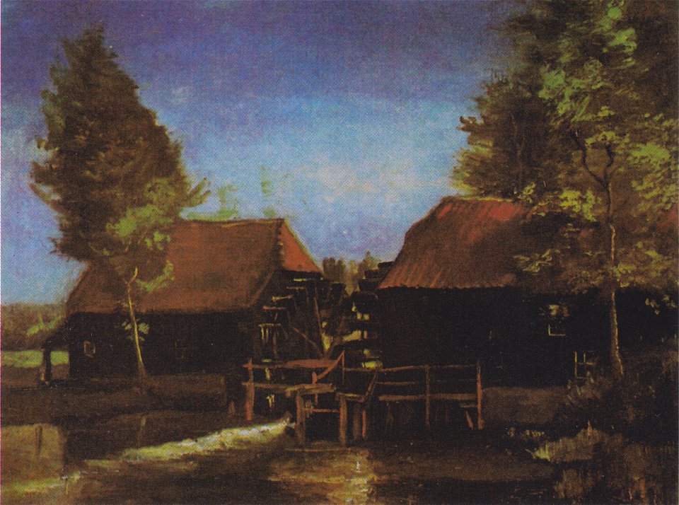 Van Gogh - Wassermühle in Kollen bei Nuenen