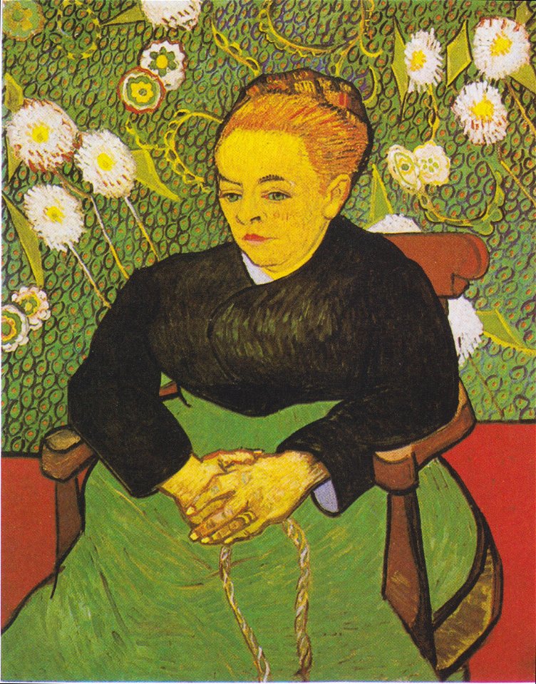 Van Gogh - La Berceuse (Augustine Roulin)3
