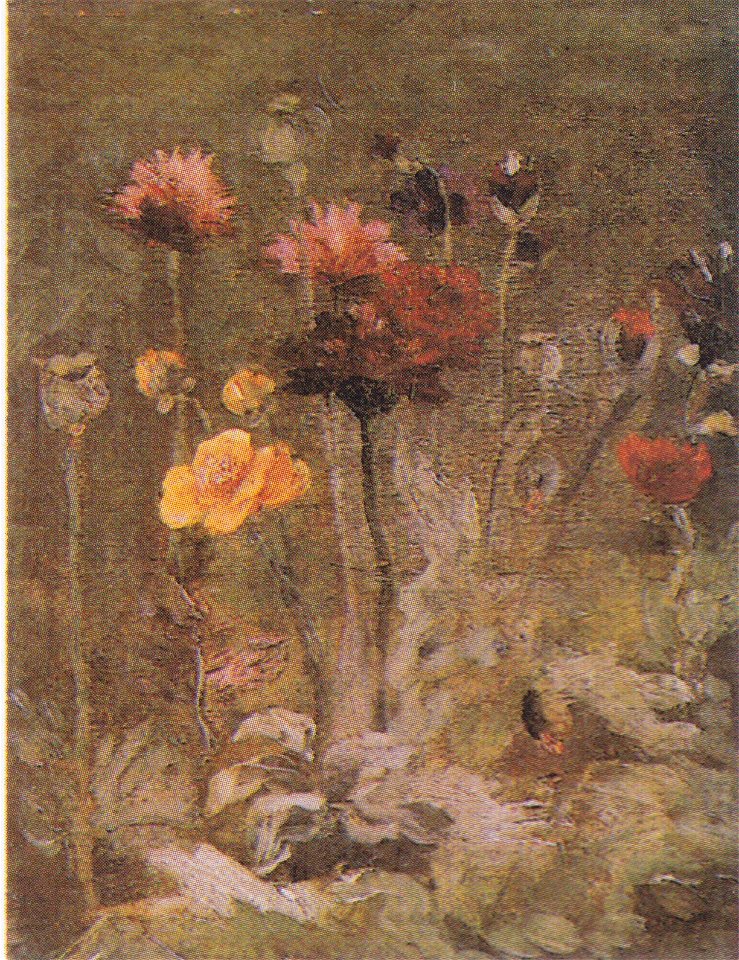 Van Gogh - Stillleben mit Skabiosen und Ranunkeln