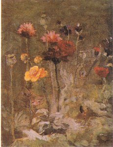 Van Gogh - Stillleben mit Skabiosen und Ranunkeln