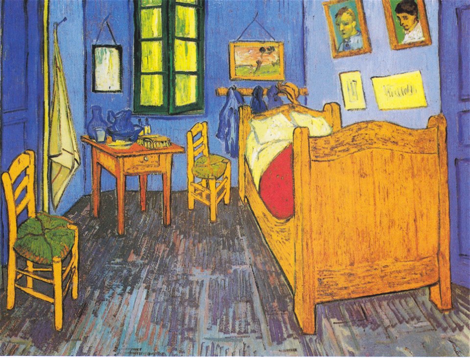 Van Gogh - Vincents Schlafzimmer in Arles2