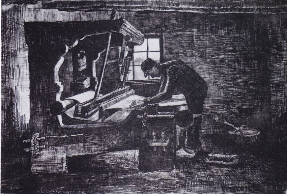 Van Gogh - Weber am Webstuhl