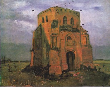 Van Gogh - Der alte Friedhofsturm in Nuenen3