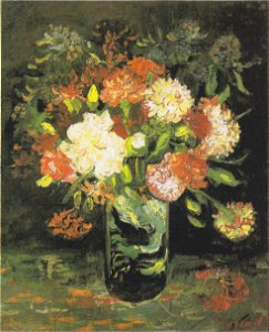 Van Gogh - Vase mit Nelken