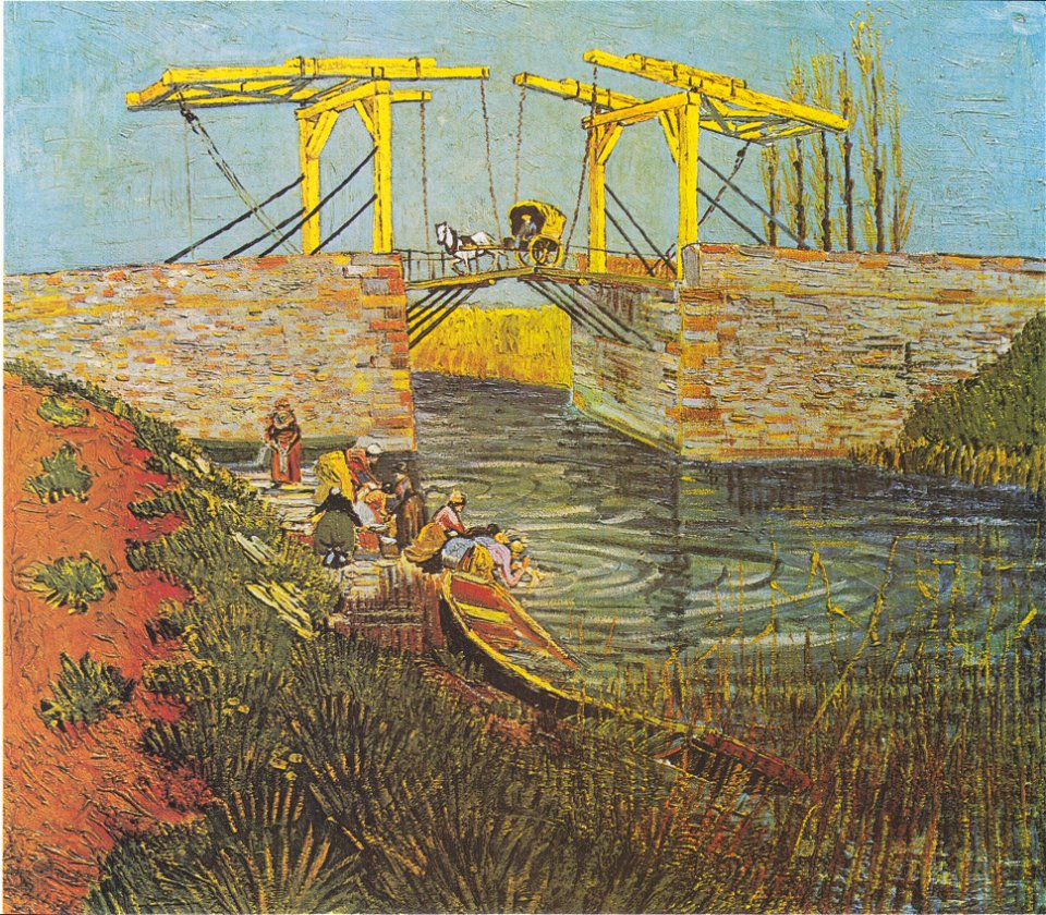 Van Gogh - Die Brücke von Langlois in Arles2