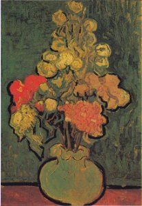 Van Gogh - Vase mit Rosenmalven1