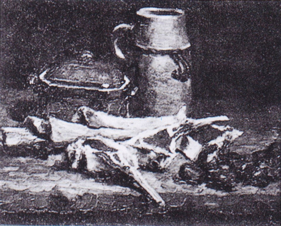 Van Gogh - Stillleben mit Fleisch, Gemüse und Steingut
