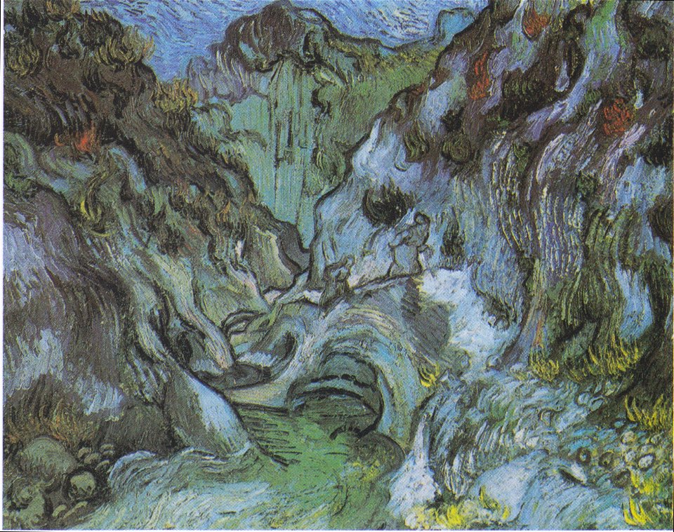 Van Gogh - Die Schucht Les Peiroulets