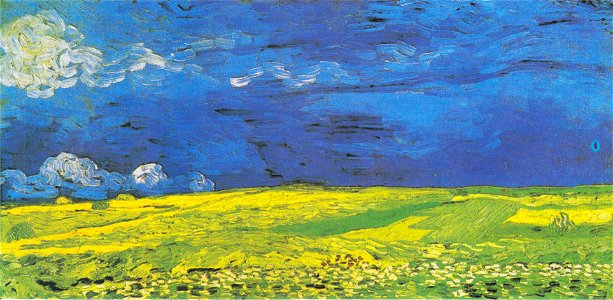 Van Gogh - Weizenfeld unter einem Gewitterhimmel