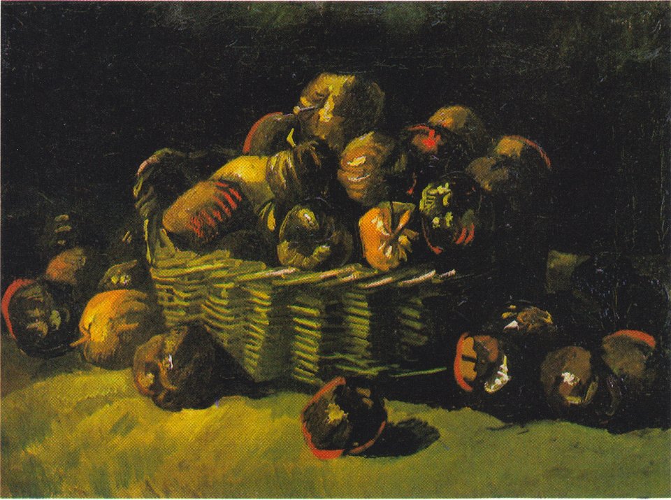 Van Gogh - Stillleben mit Apfelkorb2