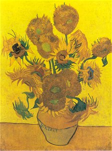 Van Gogh - Vierzehn Sonnenblumen in einer Vase2