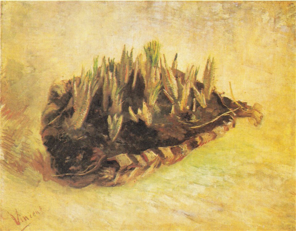 Van Gogh - Stillleben mit Krokussen in einem Korb