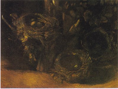 Van Gogh - Stillleben mit drei Vogelnestern