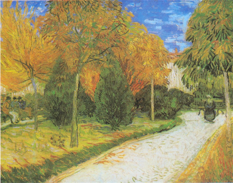 Van Gogh - Weg im Park von Arles