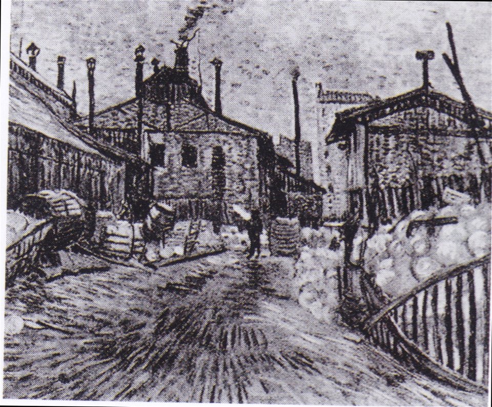 Van Gogh - Fabrik in Asnières