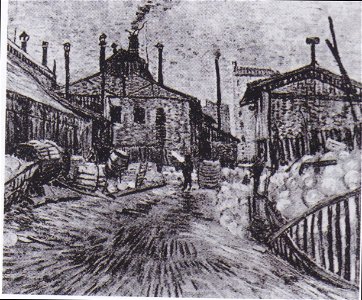 Van Gogh - Fabrik in Asnières