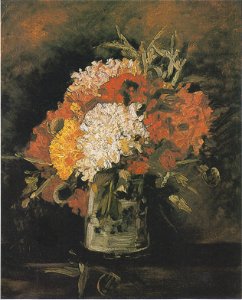 Van Gogh - Vase mit Nelken1
