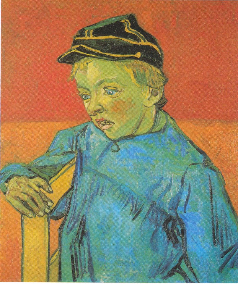 Van Gogh - Bildnis Camille Roulin als Schüler