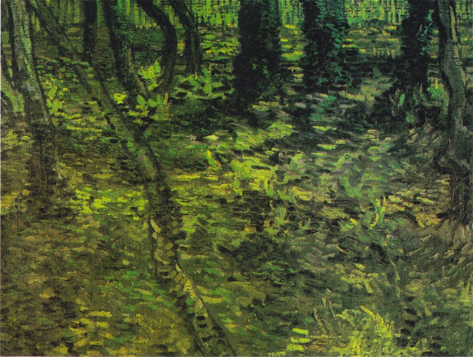 Van Gogh - Unterholz mit Efeu1